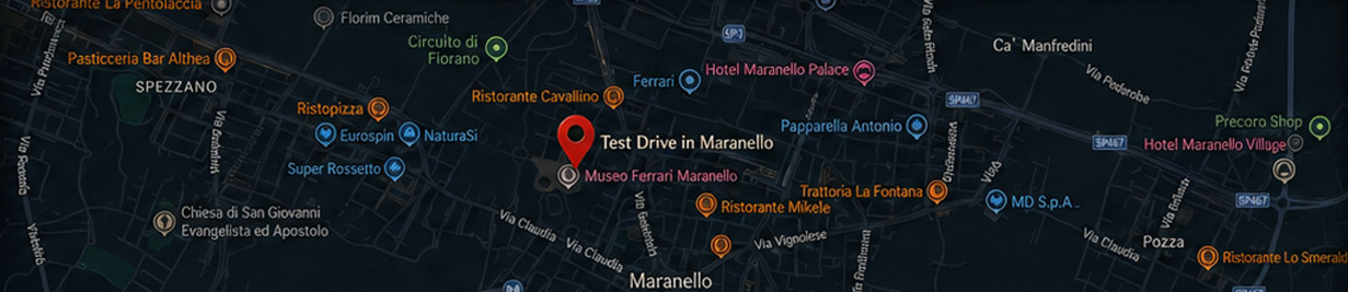 Test Drive in Maranello Map